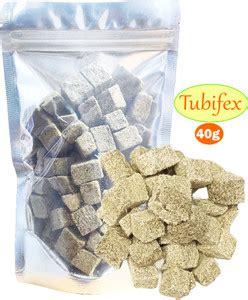 Grow Basket Freeze-Dried Tubifex Worms, Food for All Type of Tropical ...