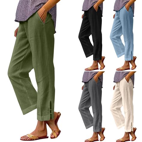 Ashirexll Pants for Women, Womens Casual Pants, Summer Casual Pants for ...