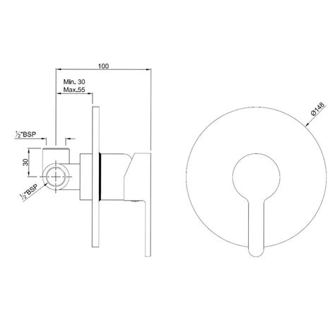 Jaquar Fusion Prime Series Single Lever Concealed Shower Mixer For ...