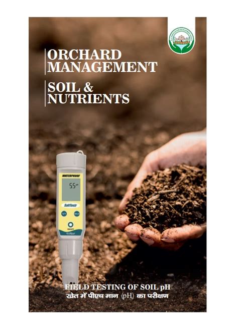 Orchard Management-Soil & Nutrients- Field Testing of Soil pH