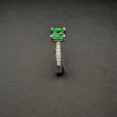 Green Gemstone 925 Silver Ring – Bhavya Silvers