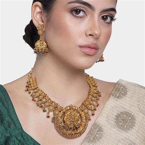 Temple Jewellery for Navratri and Dussehra Celebrations – Estele