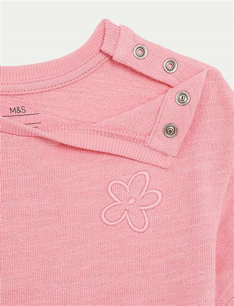 Buy 2pc Pure Cotton T-Shirt & Shorts Outfit (0-3 Yrs) at Marks & Spencer