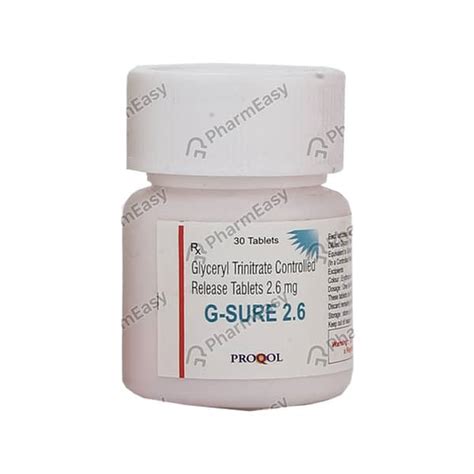 G Sure 2.6 MG Tablet (30): Uses, Side Effects, Price & Dosage | PharmEasy