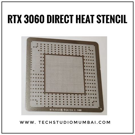 Direct Heat RTX 3060 Stencil – Tech Studio