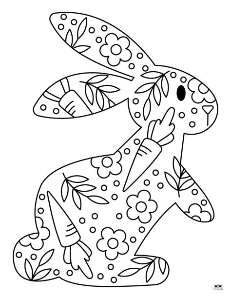 50 Bunny Coloring Pages Free Printable Sheets Bunny Coloring For Kids