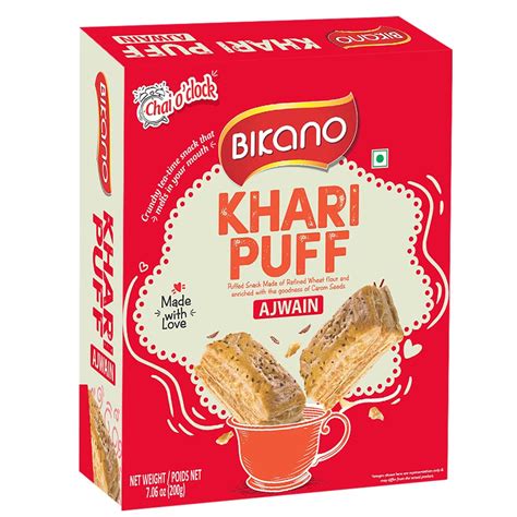 Bikano Khari Ajwain Puff 200g : Amazon.in: Grocery & Gourmet Foods