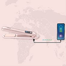 VEGA Mini Cordless Hair Straightener For Women With Ptc Ceramic Coated ...