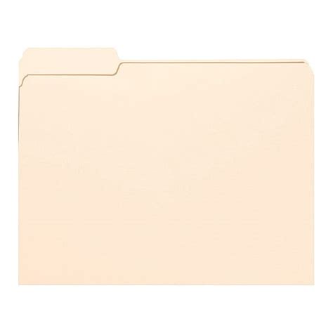 Zoro Select Manila File Folder, Letter, 1/3Cut, PK100 NAT00836 | Zoro