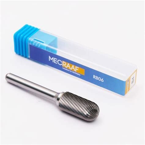 MECRAAF® Super Grade Carbide Rotary Burr Cutter|Single Cut| 6mm Shank ...