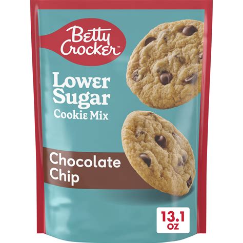 Betty Crocker Lower Sugar Chocolate Chip Cookie Mix, No Artificial ...