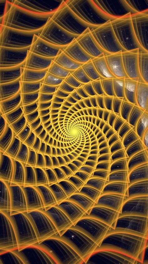 Download wallpaper 1080x1920 spiral, twisted, tangled, fractal ...