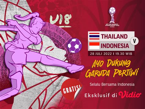 Link Live Streaming Indonesia vs Thailand di Piala AFF Wanita U-18 2022 ...