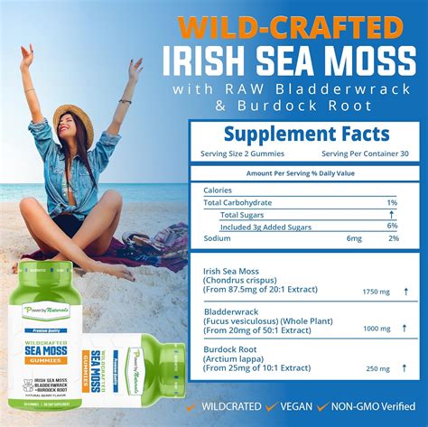 Power By Naturals Organic Sea Moss Capsules Plus India | Ubuy