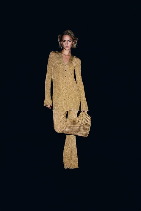 - Glittery rib-knit cardigan - Gold-coloured - Ladies | H&M IN