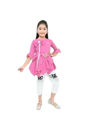 Buy Pretty Girl Top & Bottom sets-Pink at Amazon.in