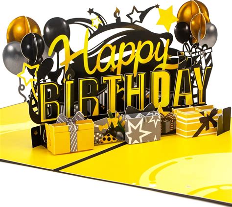 Ribbli Pop Up Birthday Card, Happy Birthday Card, 3D | Ubuy India