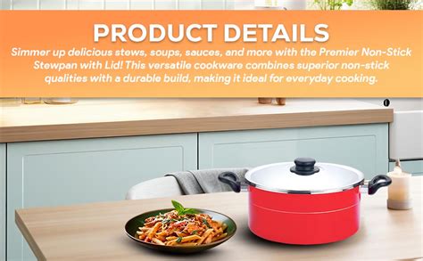 Buy Premier Non Stick Stewpan w/lid 20cm Code-01959 Online at Low ...