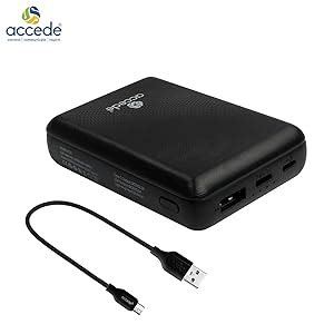 Accede Ultimate A121 10000mAh Li-Polymer Ultra Compact Power Bank 12W ...