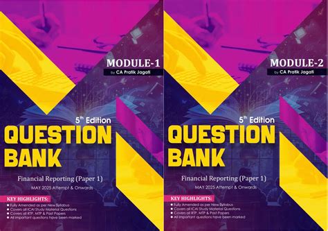 CA Final Financial Reporting (FR) Question Book (Set of 2 Volumes) by ...