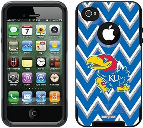 Coveroo University of Kansas Sketchy Chevron Design Phone Case for ...