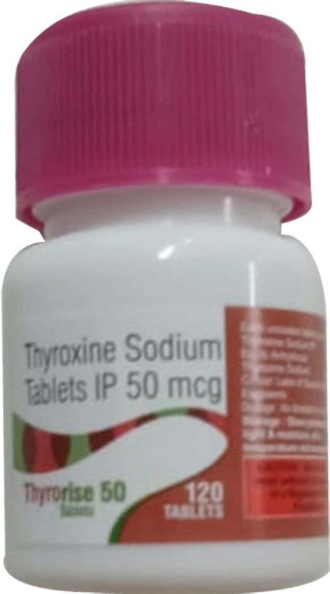 Thyrorise 50 MCG Tablet (120): Uses, Side Effects, Price & Dosage ...