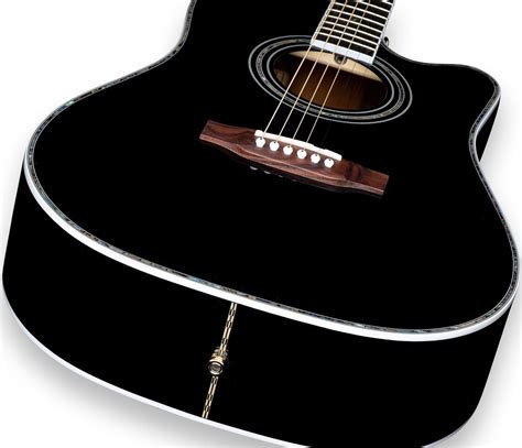 Buy Zager Full Size ZAD80CE Solid Cedar/Rosewood Acoustic Electric ...