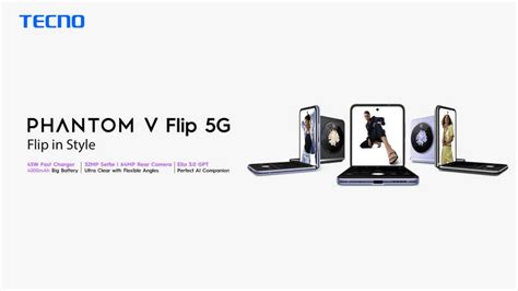 Tecno Phantom V Flip 5G (256 GB Storage, 8 GB RAM) Online at Best Price ...
