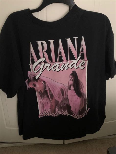 Ariana Grande Merch Store Merchandise Thank You Next Crop