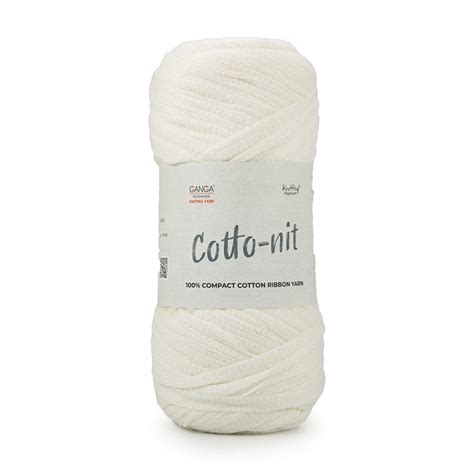 Cotto-nit Compact Cotton Ribbon Yarn – Artytextures