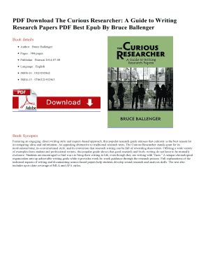 Curious Researcher Pdf - Fill and Sign Printable Template Online