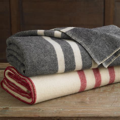 Coyuchi Striped Wool Throw Blanket & Reviews | Wayfair