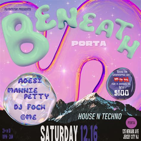 Fairies In The Forest Hiking Club After Party at Porta in Jersey City ...