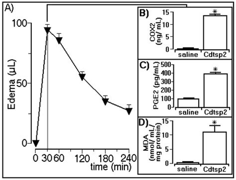 Edema Induced by a Crotalus durissus terrificus Venom Serine Protease ...