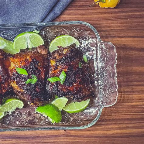 Jerk Chicken Thighs In The Oven at Patrick Purcell blog