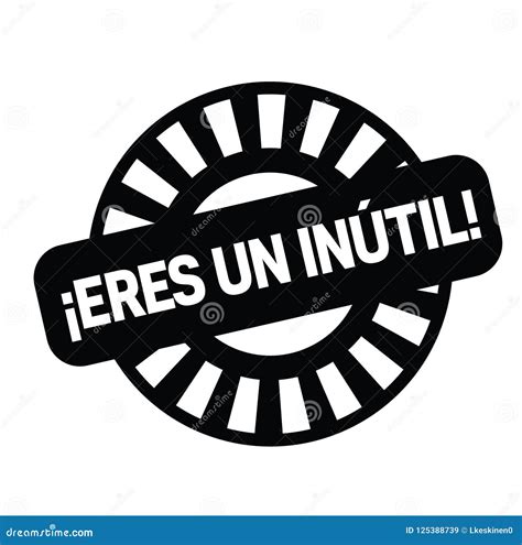 You suck stamp in spanish stock vector. Illustration of symbol - 125388739