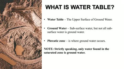 DEWATERING METHODS IN DIFFERENT SOIL CONDITIONS | PPSX