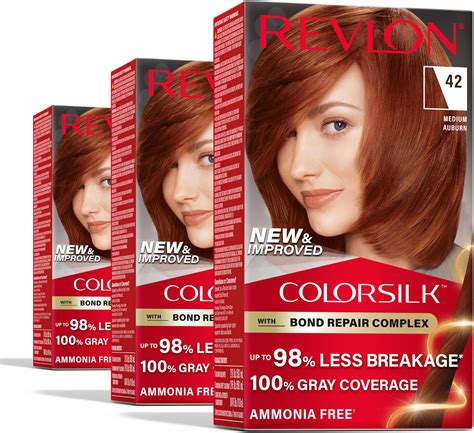 Amazon.com : Revlon ColorSilk with Bond Repair Complex, Permanent Hair ...