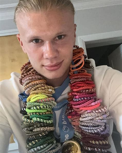 KKNEKKI: the brand behind Haaland's hair ties revealed - nss sports