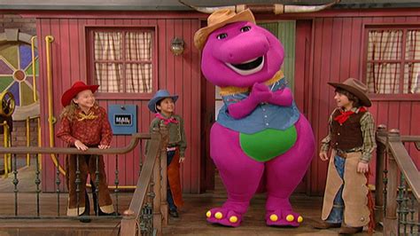 Watch Barney Season 11, Episode 9: Trail Boss Barney; Get Happy! | Peacock