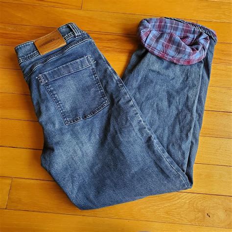 Vintage Gander Mountain Fleece Lined Jeans Womens'... - Depop