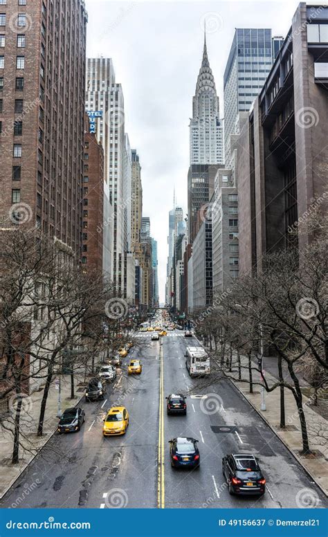 View Along 42nd Street, Manhattan Editorial Photography - Image of ...