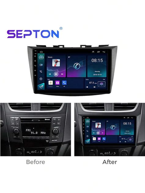 SEPTON 1 pièce Lecteur multimédia pour voiture SEPTON Écran radio pour ...
