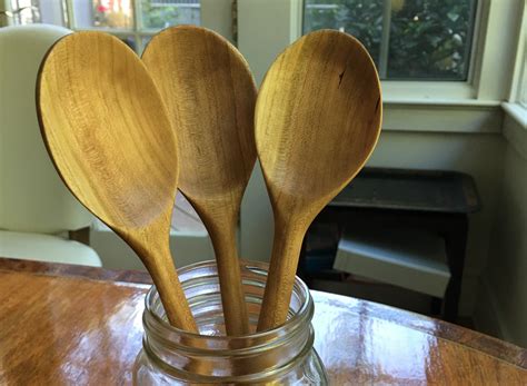 Spoon Carved from Cherry- M Cubed Design