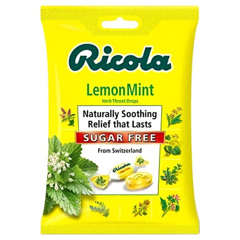 Ricola Sugar Free Lemon-Mint Cough Drops 105 Ct | Amerikasepetim