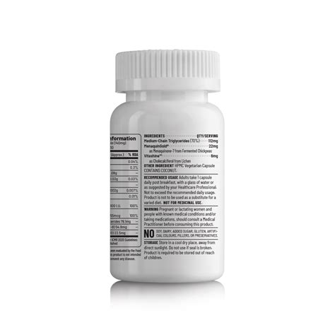Unived Basics D3 + K2-7 – Bone, Heart & Immune Health Support