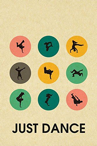 Postergully - Just Dance Wall Art Poster 12 x 18 Inch : Amazon.in