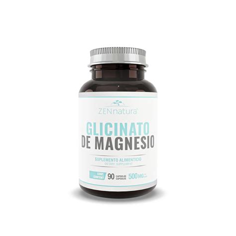 GLICINATO DE MAGNESIO | 500MG – ZenNaturaMX