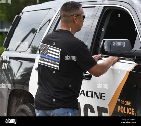 Racine, Wisconsin, USA. 23rd June, 2019. A man who asked not to be ...