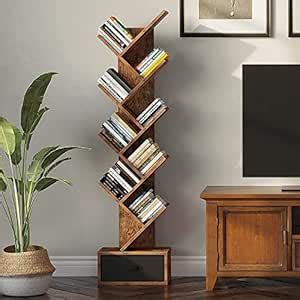 Ramdoot Furniture Sheesham Wood Book Shelf | Wooden Tree Shape ...